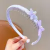 Diadema de Estrella de Mar para Niñas, Diadema Estilo Océano Azul, Diadema sin Daños con Dientes, Pinza para el Cabello Antideslizante para Niñas Pequeñas