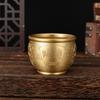 Pote de cobre pote de latão Baifu pote de arroz Jucai pote de cobre puro tesouro da sorte pote de tesouro sala de estar decoração de cobre cofrinho atacado