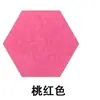 Tablero de fieltro, tablero de mensajes, pegatina de pared hexagonal de fieltro colorido para fondo de jardín de infantes, alfombrilla hexagonal insonorizada, pegatina de pared de rompecabezas