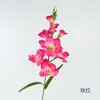 Boda de Simulación Ramo de Flores Artificiales Flor de Gladiolo Grande de un Solo Tallo Arreglo Floral Arte Floral Exhibición Decoración Sala de Estar Mesa de Comedor Adorno para el Hogar
