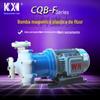 Bomba Magnética de Liga de Plástico Fluorinado CQB40-25-160F Bomba de Caminhão para Descarregamento de Cloro Líquido Ácido Etílico Bomba de Alimentação de Acetona