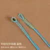 Lazo de Tirador Nudo de Piña Bucle Hecho a Mano Semi-Terminado Nudo Plano Nudo Flor de Durazno Broche para Pulsera DIY Accesorios de Cuerda Trenzada
