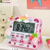 Temporizador de Cuenta Regresiva Reloj Despertador de Gestión del Tiempo Dispositivo de Recordatorio de Doble Propósito Temporizador Dedicado para Cocina Estudiantes Estudio Niños