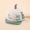 Nuevo sombrero de primavera para niños lindo dinosaurio niña de bebé gorra con visera bebé niño protección solar sombrero para el sol