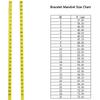 Bastão Medidor e Modelador de Pulseiras de Plástico e Martelo com Escala Dupla 25mm Martelo Adesivo Dupla Face Ferramenta Completa para Joias de Pulseira