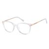 Nuevas gafas anti-luz azul para niños, montura sencilla, para hombres y mujeres, montura redonda transparente, espejo plano JH2023-30