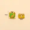 Colgante Tradicional de Flor de Gota de Aceite Dorada Accesorios de Joyería DIY Collares Pulseras Cuentas Espaciadoras Cuentas Sueltas Materiales