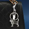 Llavero Personalizado Popular Transfronterizo de Animales Pequeños, Colgante Creativo de Hueso-Dragón para Bolso, Alto Valor Estético, Tendencia Moderna y Versátil