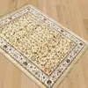 Alfombra de Estilo Étnico Esterilla de Oriente Medio Felpudo Árabe Lavable a Máquina con Borlas Manta Enrollable para el Hogar Estilo Xinjiang Hui