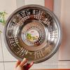 Fregadero de Verduras Trasero No Magnético de 1.5 mm 36 Acero Inoxidable Fregadero de Fugas Fregadero de Drenaje Doméstico con Agujero Grande Tienda Departamental Linyi Yueyang
