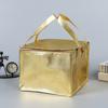 Bolsa Aislante para Pastel para Llevar, Mochila Engrosada Lonchera, Bolsa Aislante de Papel Aluminio Plegable de Gran Capacidad, Personalizada