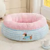 Nido para dormir para gatos transfronterizo, adecuado para todas las estaciones, cojín suave, nido para mascotas en la sala de estar, cama para gatitos, sofá grande, proporciona una sensación de seguridad en invierno