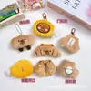 Juguete de Peluche de Capibara Chirriante Colgante Croissant Pata de Pollo Llavero de Capibara Broche Accesorio para el Cabello Accesorio para la Ropa
