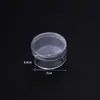 Caixa retangular transparente de plástico PS caixa de embalagem para tampões de ouvido transparentes embalagem para armazenamento de pequenos materiais diy caixa de embalagem para cosméticos