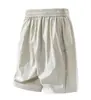 Pantalones Cortos de Entrenamiento para Hombre para Exteriores, Verano Simples Delgados de Secado Rápido Marca de Moda, Frescos de Seda de Hielo Casuales Funcionales de Cinco Puntos
