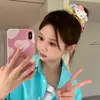 Goma para el pelo con lazo de Gato Kt Coreano 2025 Nueva Moda Versátil Goma Elástica para el Cabello para Mujeres