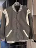 Jaqueta de Uniforme de Baseball Patchwork Retrô com Design Novo para Primavera e Outono com Pedras Strass Gipsofila Jaqueta Brilhante para Homens e Mulheres