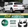Adequado para Modelos 18-25 do Carro Audi Q5L Versão Regular Para-lama de Pneu de Carro Para-lama Macio de Borracha Modificação