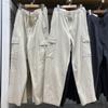Pantalones/pantalones de trabajo casuales holgados lavados para hombre y mujer japoneses 473177/474100