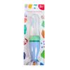 Inglês cartão bebê pasta de arroz mamadeira bebê silicone alimentação mamadeira squeeze colher crianças suplemento alimentar mamadeira pasta de arroz colher