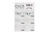 Montura de gafas TR90 ultraligera para estudiantes, moda, suministro transfronterizo, duradera con metal, CP, propionato, terminal, pata 234-1