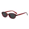 Nuevas Gafas de Sol Retro Rojas de Marco Pequeño para Mujer, Modernas Gafas de Sol Estilo Ins con Protección Solar y Protección UV, Estilo de Moda 3995