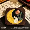 Patrón DIY Dunguang para el Año del Caballo, Kit de Materiales para Posavasos de Pintura Esmaltada, Regalo Hecho a Mano de Cloisonné Patrimonio Cultural Inmaterial