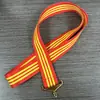 Em estoque Fita de medalha de premiação por transferência de calor Tira de tecido Gancho Cordão de pescoço Cordão de medalha de premiação impresso O conteúdo pode imprimir caracteres
