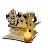Nuevos Productos Transfronterizos Halloween Artesanías de Madera Árbol Fantasma Calabaza Escena Festiva Decoraciones de Ambiente