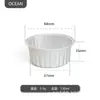 Taza Desechable para Pudín de Nieve Mei Niang Dafu Banji Papel de Aluminio Espesado para Hornear Caja de Empaque de Lata Forma de Corazón Empaque Comercial