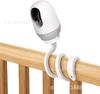 Soporte de pared para habitación soporte para monitor de bebé soporte para fijación de cámara Blanco tornillo 1/4