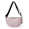 Bolso de Hombro Único de Moda Simple Japonés 2026 Nuevo Versátil Color Sólido Bolso Dumpling Casual Deportivo Patchwork Bolso Cruzado Mujer