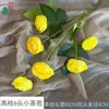 Flor Artificial de Chá com Brotos, 6 Cabeças, Flor de Lótus, Cenário para Salão de Banquetes de Hotel, Flores Artificiais, Decoração de Cena de Casamento, Arranjo de Flores, Flores Artificiais