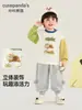 Roupa Infantil Panda Kaka Roupas de Outono para Meninos Roupas Casuais de Outono para Meninas Roupas Infantis Roupas de Bebê para Primavera e Outono