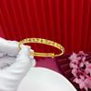 Pulsera de Latón Chapado en Oro con Diseño de Lluvia de Meteoros Estrellada, No se Desvanece, Joyería Exquisita para Mujeres, Lujo Ligero, Pulsera Ajustable, Versátil