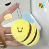 Série Filhote Rabiscado Boneca de Pelúcia Chaveiro Pingente Pequeno Pingente de Mochila Abelha Cartoon Pequenos Acessórios