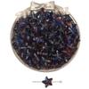 Venta caliente transfronteriza de 10 estrellas de mar de cristal hechas a mano, con cuentas de agujero recto, para pulseras y collares, accesorios.