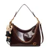 Bolso de Mano para Mujer Gran Capacidad Simple Moderno Cadena Hombro Único Bajo el Brazo Nuevo 2026 Retro Versátil Cruzado para Viajes Diarios