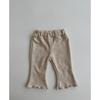 Ropa nueva para niños estilo coreano pantalones acampanados para niñas que combinan con todo ins para niños medianos y pequeños pantalones casuales estilo occidental pantalones de algodón para bebé