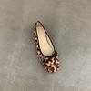 Musi Zapatos Planos Cuadrados de Gamuza Estilo Francés con Lazo 2024 Primavera y Otoño Nuevos Zapatos Mary Jane con Plataforma Interna