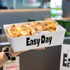 Embalagem de Comida Leve para Celebridade da Internet Copo Descartável para Cold Brew e Iogurte Caixa para Embalagem de Salada Saco Tote Descartável para Sanduíche Personalização