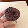 Caro mismo estilo clip de flor de rosa seca hembra 2024 nuevo pinza para el cabello de alta gama para la parte posterior de la cabeza clip de tiburón accesorios para el cabello
