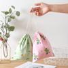 Bolsa Fofa de Armazenamento de Viagem com Cordão Bolsa Organizadora Interna Bolsa com Cordão Roupas Cordão Bolso com Aba Calças Bolsa de Armazenamento