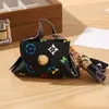 La mejor opción de regalo para mujeres: Bolsa pequeña para monedas de cuero PU de otoño e invierno, bolsa para auriculares, llavero, en stock para entrega rápida, perfecta para el Día del Maestro