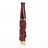 Tuya, Nanmu Dorado, Sándalo Negro, Palo de Rosa Talla de Madera Limpieza Pipa de Madera Maciza Boquilla para Cigarrillo