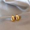 Pendientes de Lujo Ligero de Nicho Dorados con Forma de Grano y Gota de Agua para Mujer, Pendientes Elegantes con Agujas de Plata de Ley 925, Nuevo Modelo Popular 2026