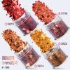 Cross-border Golden Nail Art Set 12 Cores Nail Art Sequins Glitter Pó Gradiente Sequins Laser Pó