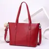 Capa Superior Otoño e Invierno Moda Cuero de Vaca Bolso de Mano para Mujer Bolso Tote Portátil Cruzado de Cuero para Mujer Bolso de Compras de Gran Capacidad