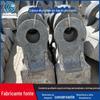 Cabeça de martelo resistente ao desgaste de ferro fundido com alto teor de cromo cabeça de martelo resistente ao impacto placa resistente ao desgaste de intemperismo tipo de martelo Peças de martelo para Máquina de Fabricação de Areia