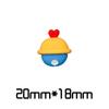 Accesorios para funda de teléfono de manzana Doraemon DIY Accesorios para hebilla de zapato Parche de resina Doraemon JUGUETE papelería Accesorios para vaso de agua